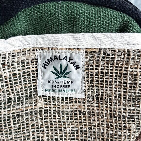 HIMALAYAN NEPAL Hemp  Money Bag 3  7W x6 L  7‎ Total Free For Bag over 30 - Picture 2 of 12
